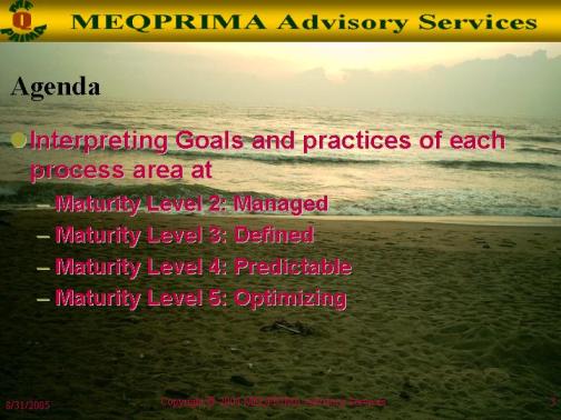 Interpret PCMM Agenda